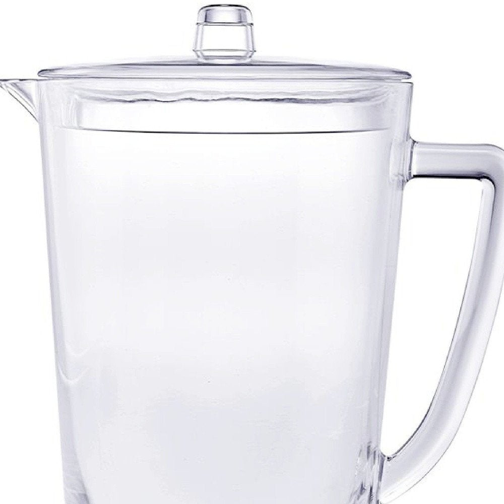 Clear Acrylic Convex Curve Shape Stemless Pitcher HomeRoots