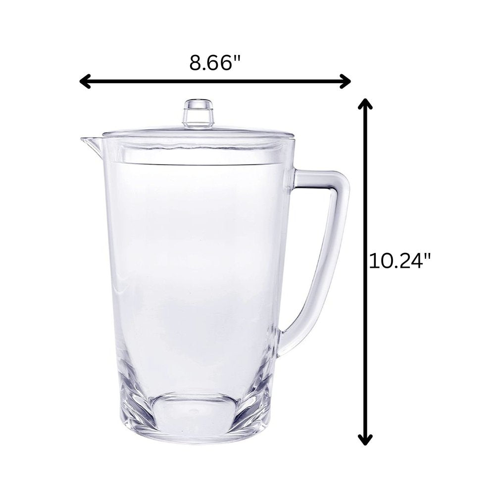 2.75 Quart Clear Acrylic Pitcher HomeRoots