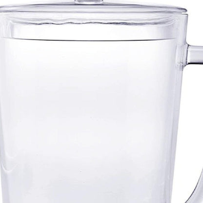 Clear Acrylic Convex Curve Shape Stemless Pitcher HomeRoots