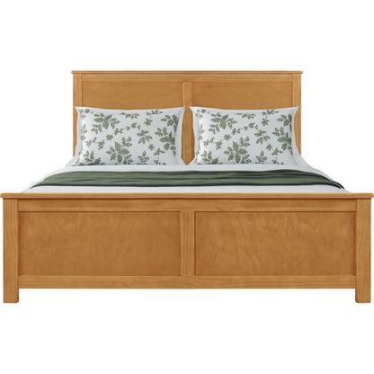 Brown Solid Wood Queen Bed Frame HomeRoots