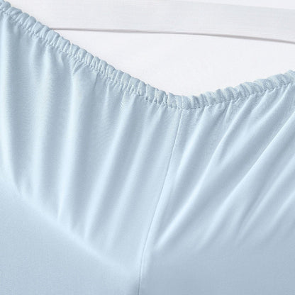Six Piece Powder Blue Tencel Lyocell King Sheet Set HomeRoots