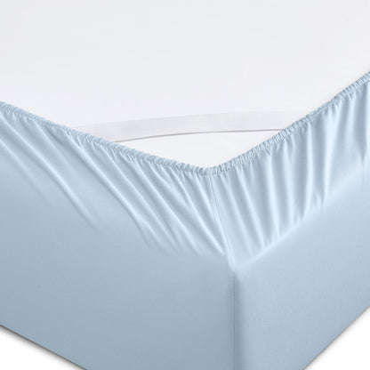 Six Piece Powder Blue Tencel Lyocell Queen Sheet Set HomeRoots