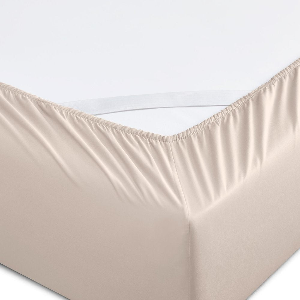 Six Piece Blush Tencel Lyocell Queen Sheet Set HomeRoots