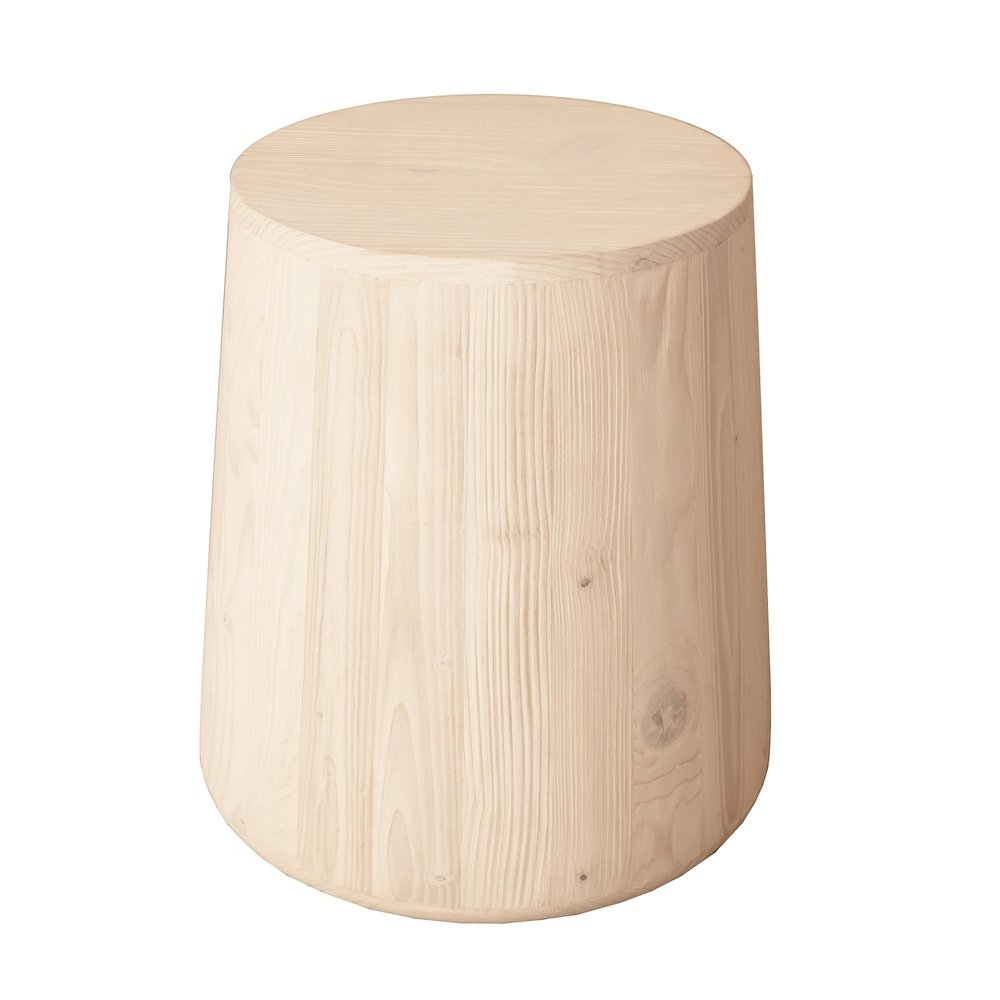 18" Natural Solid Wood Round End Table HomeRoots