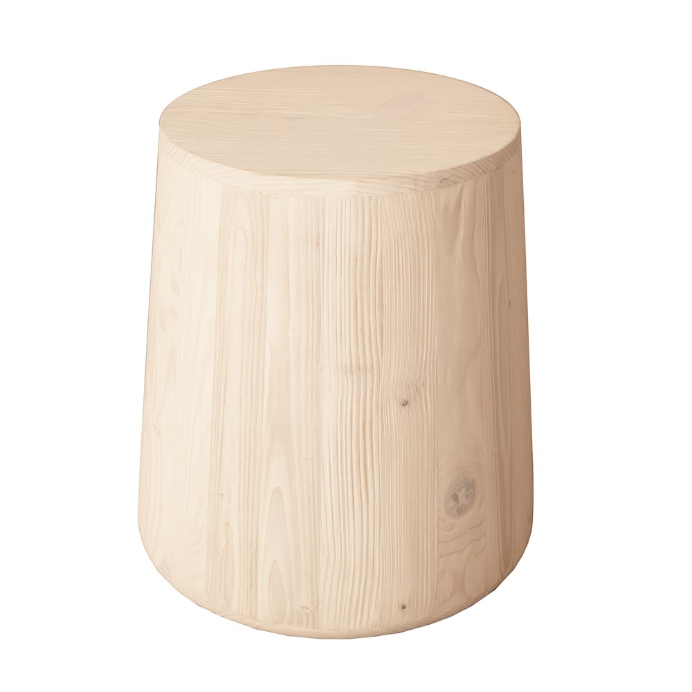 18" Natural Solid Wood Round End Table HomeRoots