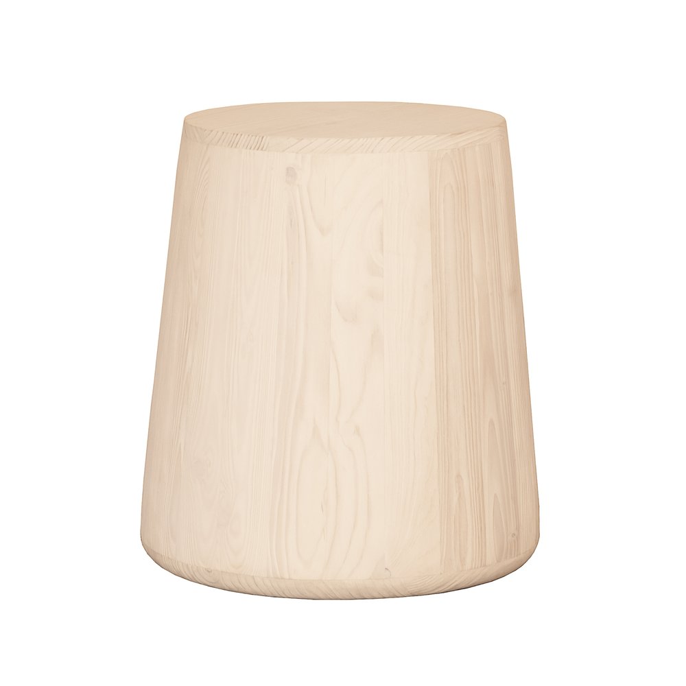 18" Natural Solid Wood Round End Table HomeRoots