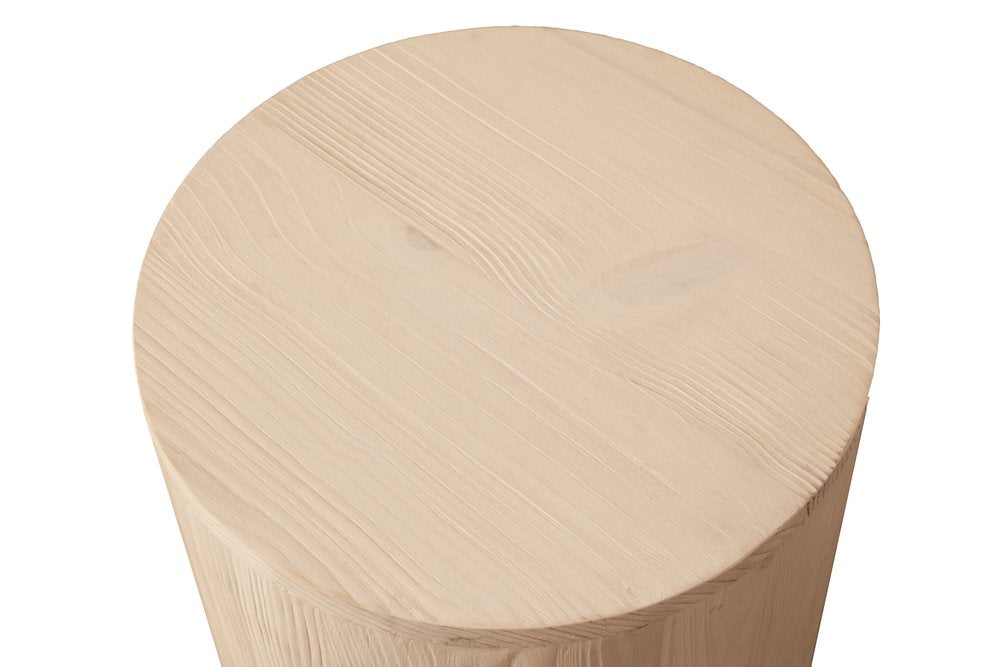 18" Natural Solid Wood Round End Table HomeRoots