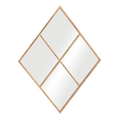 41" Gold Diamond Steel Framed Accent Mirror