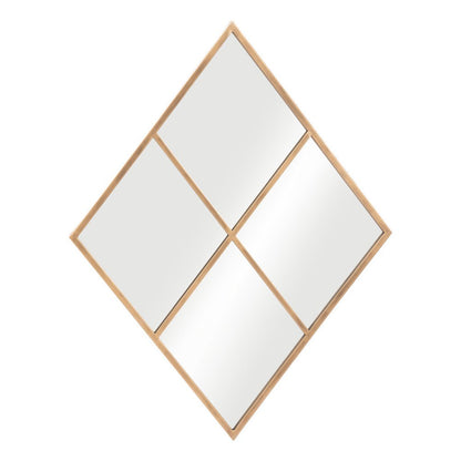 41" Gold Diamond Steel Framed Accent Mirror HomeRoots