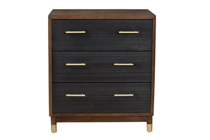 62" Brown And Black Solid Wood Seven Drawer Double Dresser HomeRoots