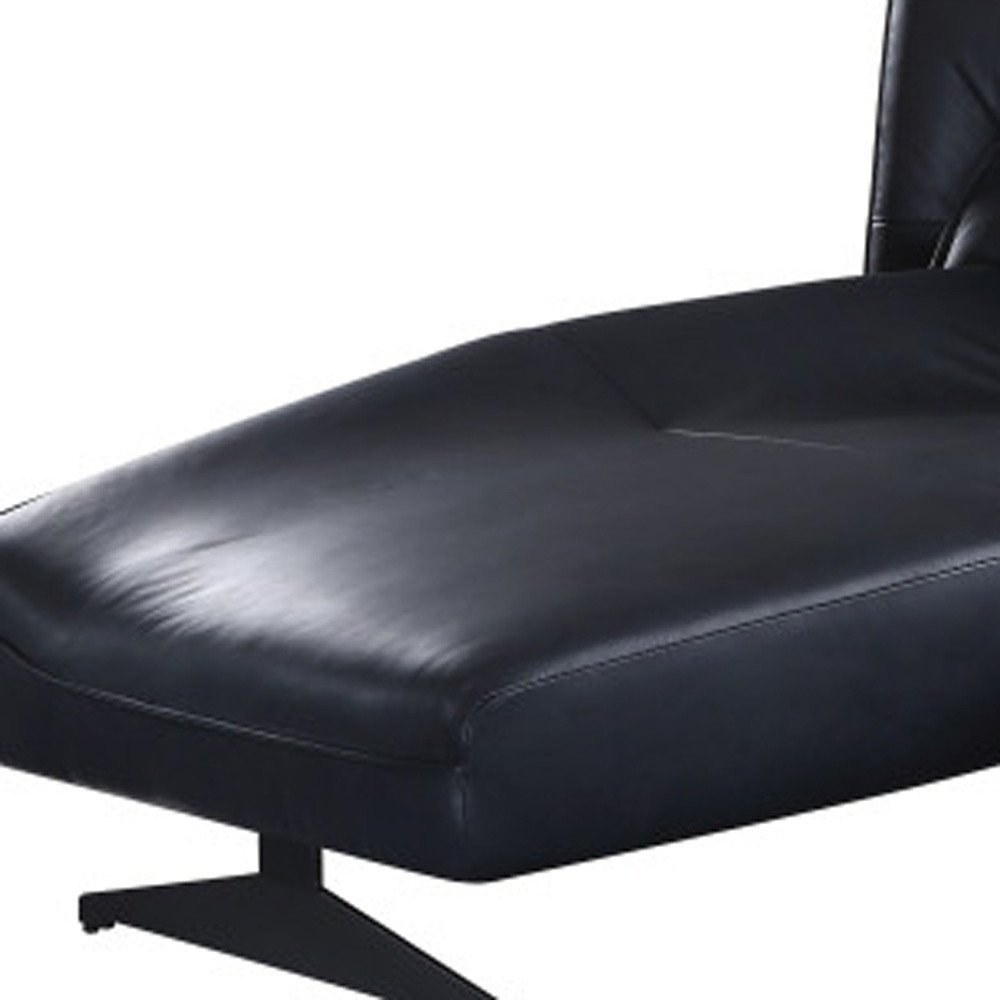Dark Gray Top Grain Leather L Shaped Two Piece Sofa and Chaise Sectional HomeRoots