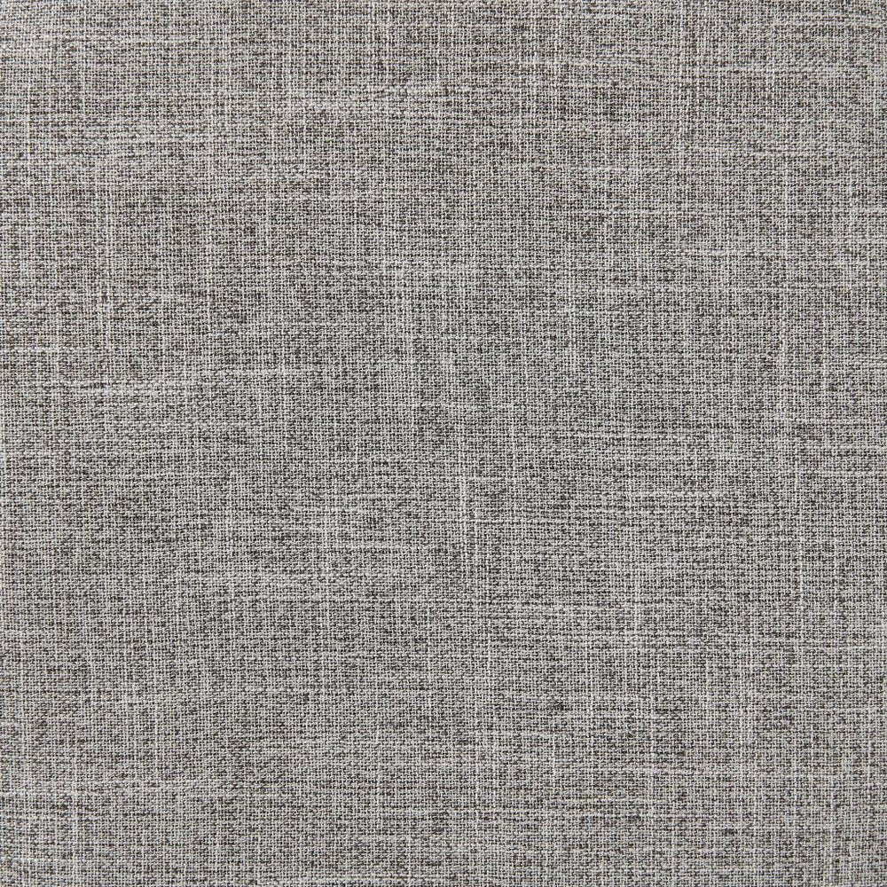 30" Gray And Antiqued White Linen And Solid Wood Backless Bar Height Swivel Bar Chair HomeRoots