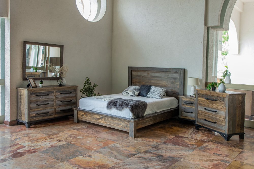 62" Brown Solid Wood Six Drawer Double Dresser HomeRoots
