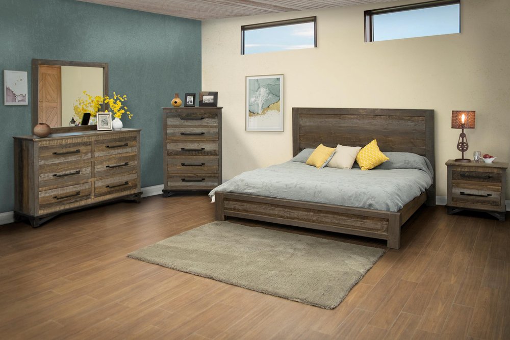62" Brown Solid Wood Six Drawer Double Dresser HomeRoots