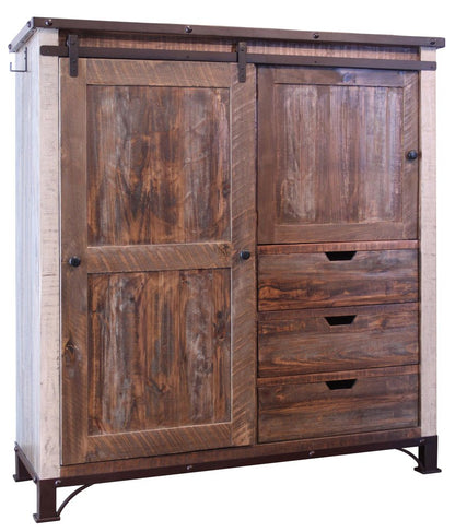 61" Brown Solid Wood Six Drawer Double Dresser HomeRoots