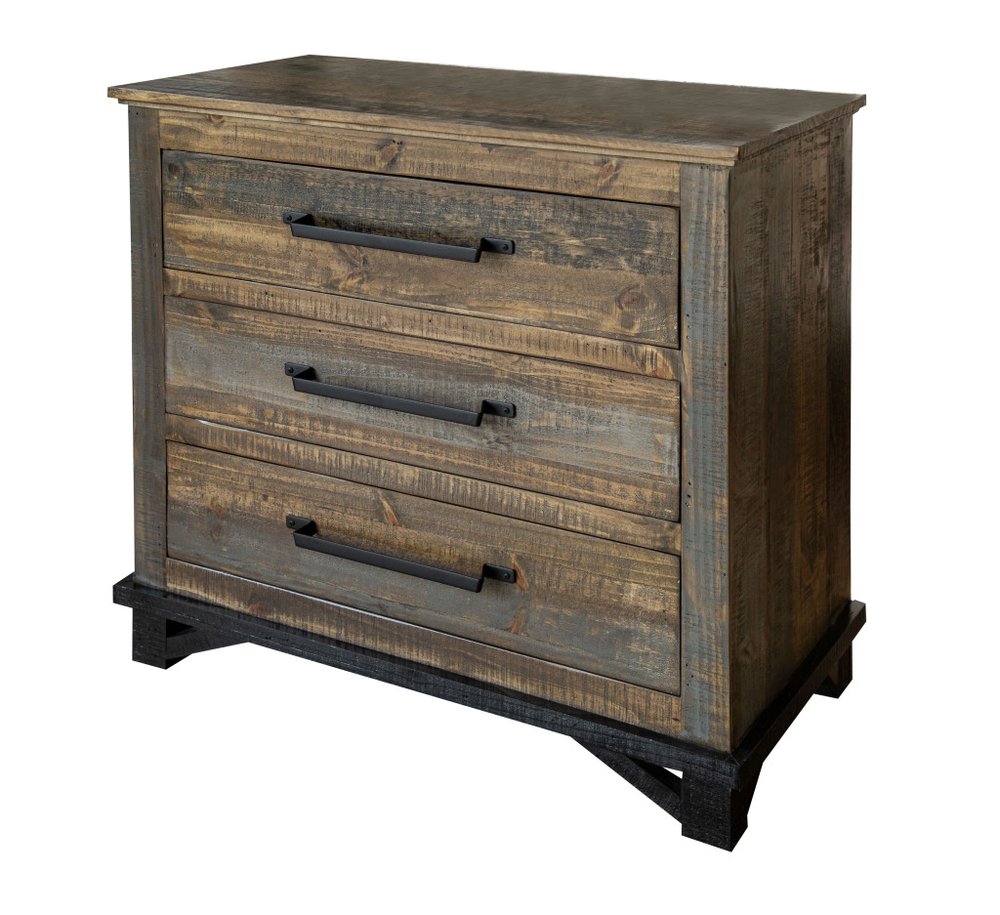 62" Brown Solid Wood Six Drawer Double Dresser HomeRoots