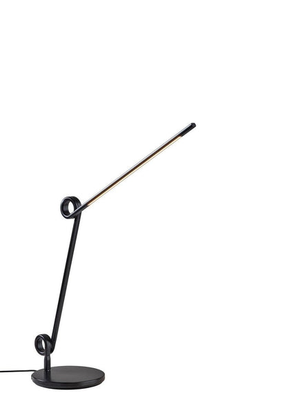 35" Black Metal Novelty Desk Lamp HomeRoots