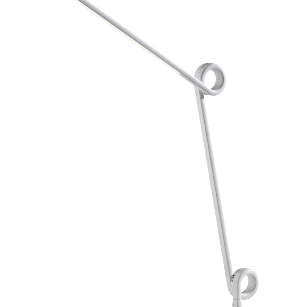 35" White Metal Novelty Desk Table Lamp — view 5