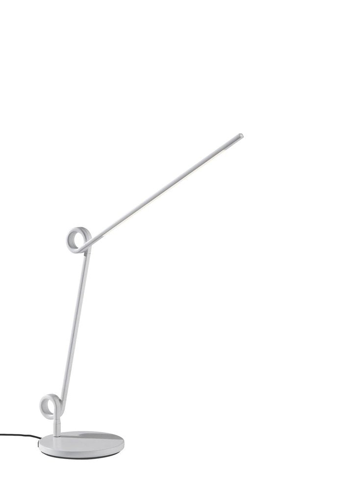 35" White Metal Novelty Desk Table Lamp — view 6