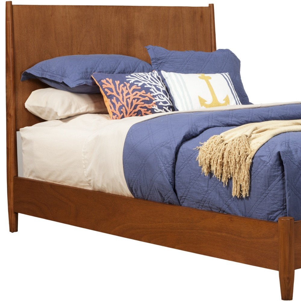 Brown Solid Wood California King Bed Frame HomeRoots