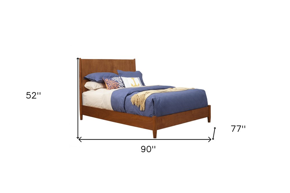 Brown Solid Wood California King Bed Frame HomeRoots