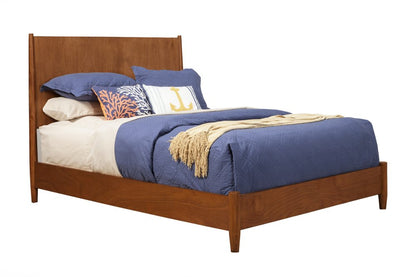 Brown Solid Wood King Bed Frame HomeRoots