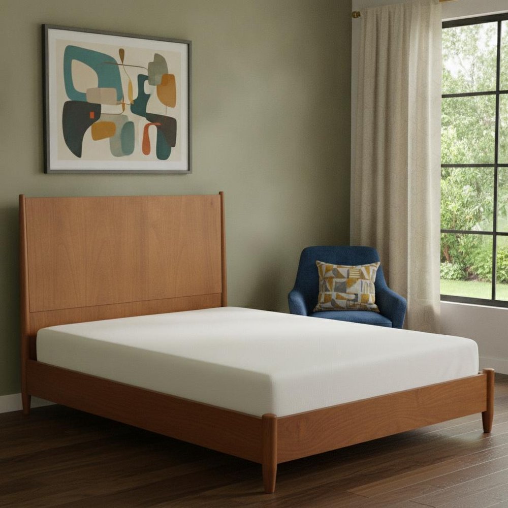 Brown Solid Wood King Bed Frame HomeRoots