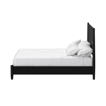 Black Solid Wood California King Bed Frame HomeRoots