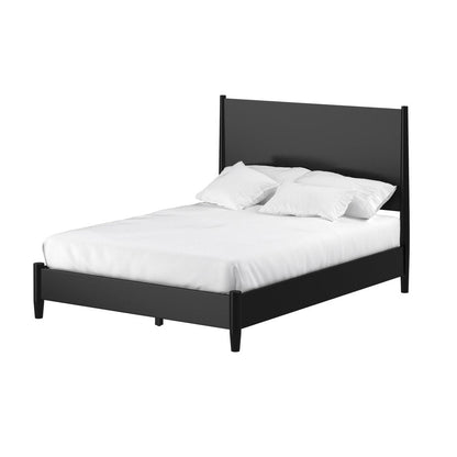 Black Solid Wood California King Bed Frame HomeRoots