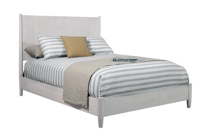 Gray Solid Wood King Bed Frame HomeRoots