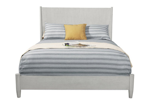 Gray Solid Wood King Bed Frame HomeRoots