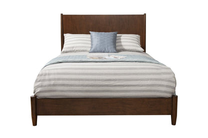 Brown Solid Wood Queen Bed Frame HomeRoots