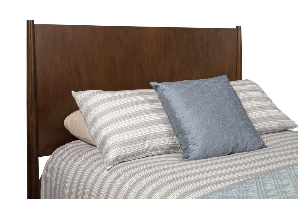 Brown Solid Wood Queen Bed Frame HomeRoots