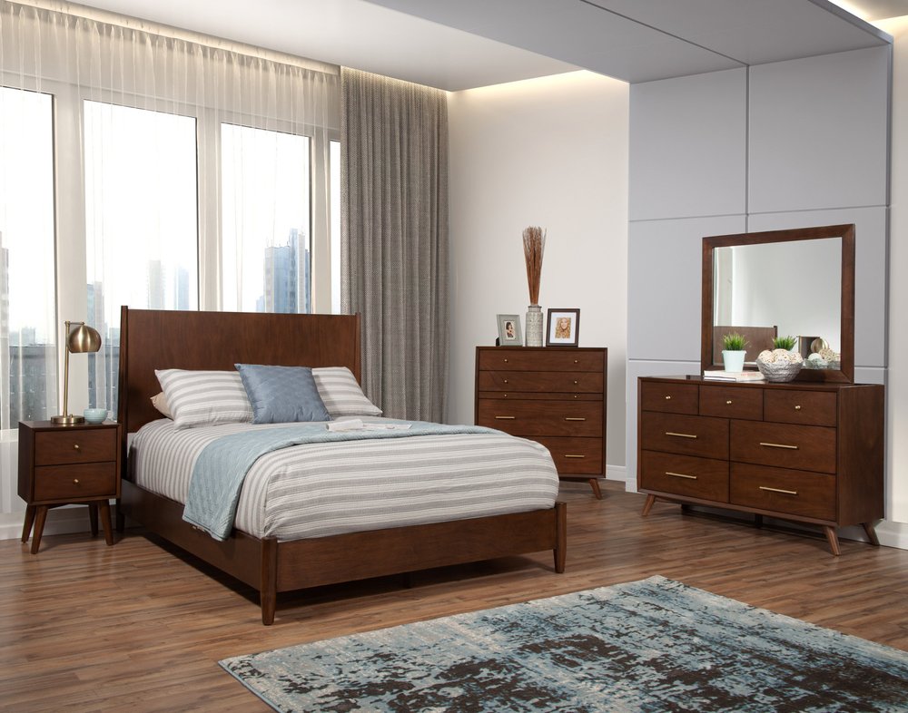 Brown Solid Wood California King Bed Frame HomeRoots