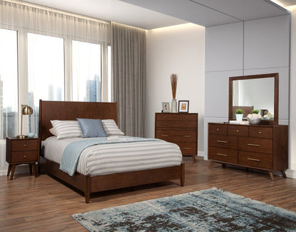 Brown Solid Wood California King Bed Frame HomeRoots