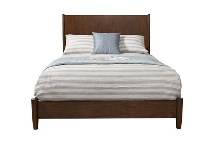 Walnut Solid Wood King Bed Frame HomeRoots