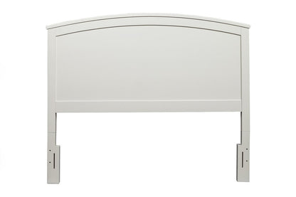 White Solid Wood King Bed Frame HomeRoots