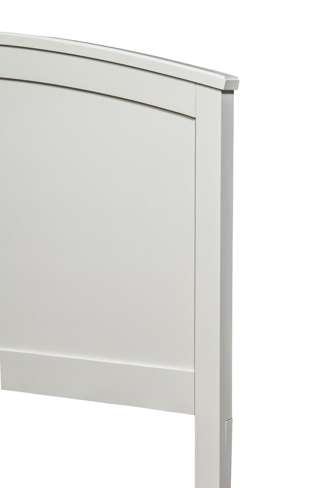 White Solid Wood King Bed Frame HomeRoots