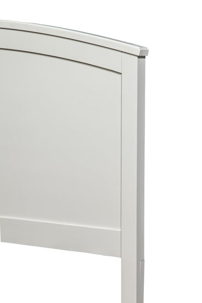 White Solid Wood King Bed Frame HomeRoots