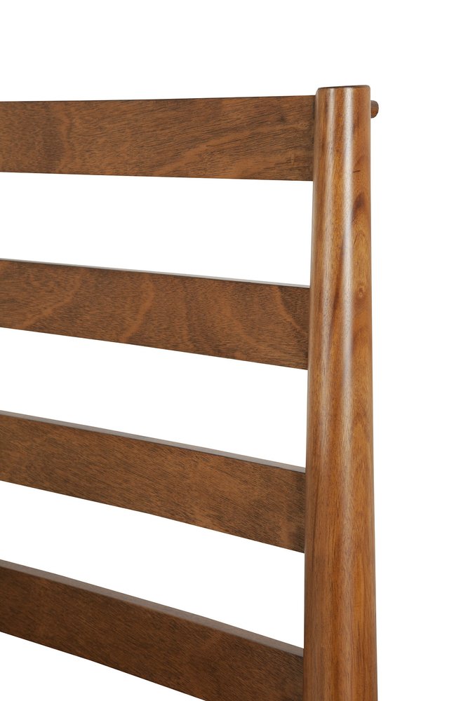 Brown Slat Back Solid Wood Full Bed Frame HomeRoots