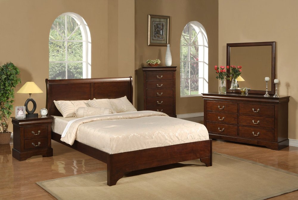 Brown Wood California King Bed Frame HomeRoots