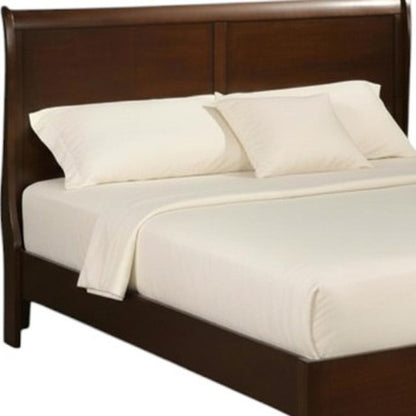 Brown Wood California King Bed Frame HomeRoots