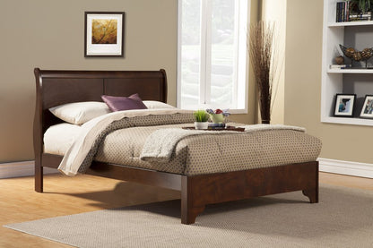 Brown Wood California King Bed Frame HomeRoots