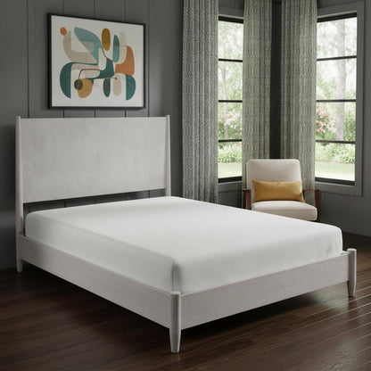 Gray Solid Wood Full Bed Frame HomeRoots