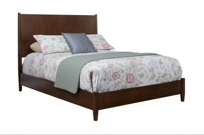 Brown Solid Wood Full Bed Frame HomeRoots