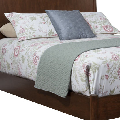 Brown Solid Wood Full Bed Frame HomeRoots