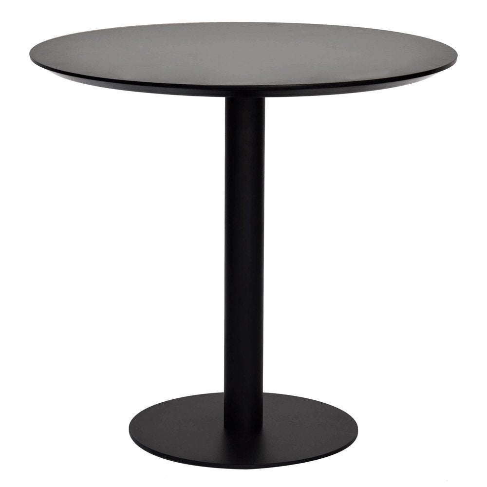 32" Black Rounded Steel Bar Table HomeRoots