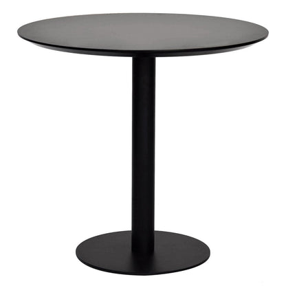 32" Black Rounded Steel Bar Table HomeRoots