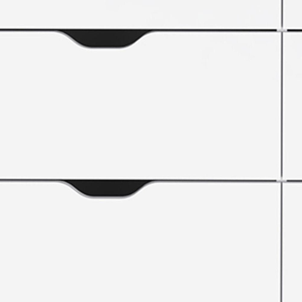 42" White Four Drawer Dresser HomeRoots