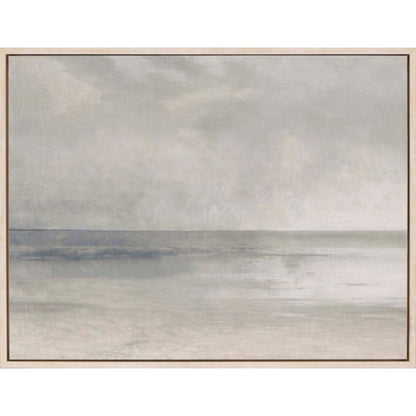 Pastel Seascape II White Floater Frame Print Wall Art HomeRoots